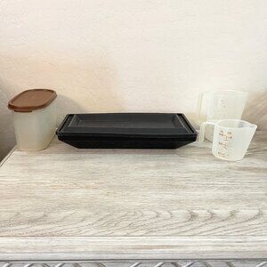 Vintage Tupperware Set 6 Pc Storage Measuring Cups